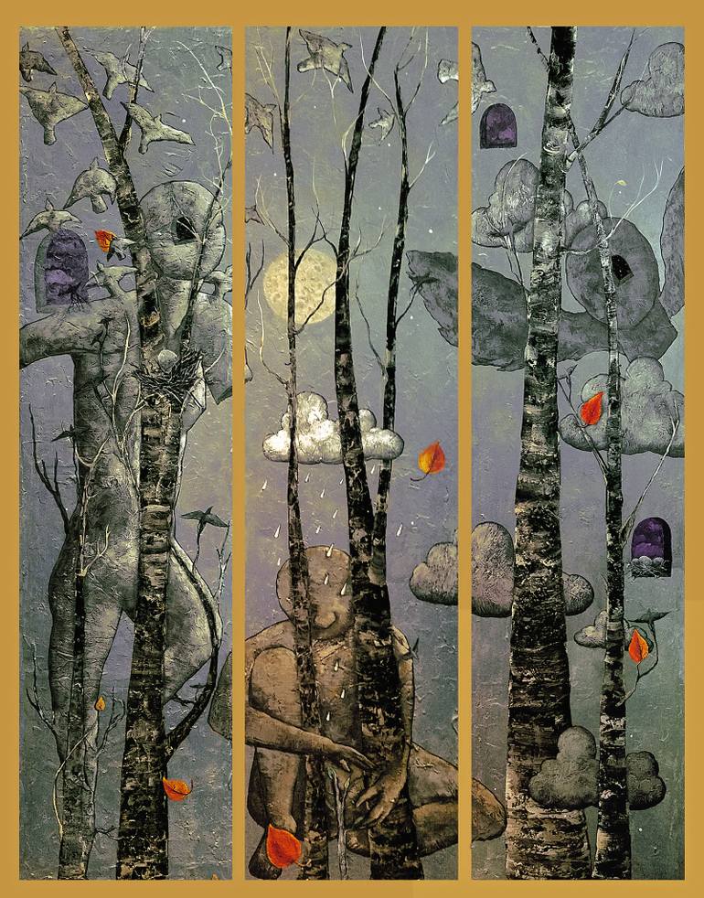 770x982 Saatchi Art Saturnalia Painting By Linda Storm - Saturnalia Painting