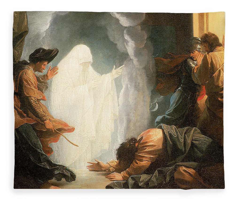 1000x860 Saul And The Witch Of Endor Fleece Blanket For Sale By Benjamin West - Saul And The Witch Of Endor Painting