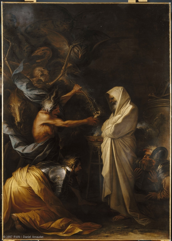 548x768 Saul And The Witch Of Endor Louvre Museum Paris - Saul And The Witch Of Endor Painting