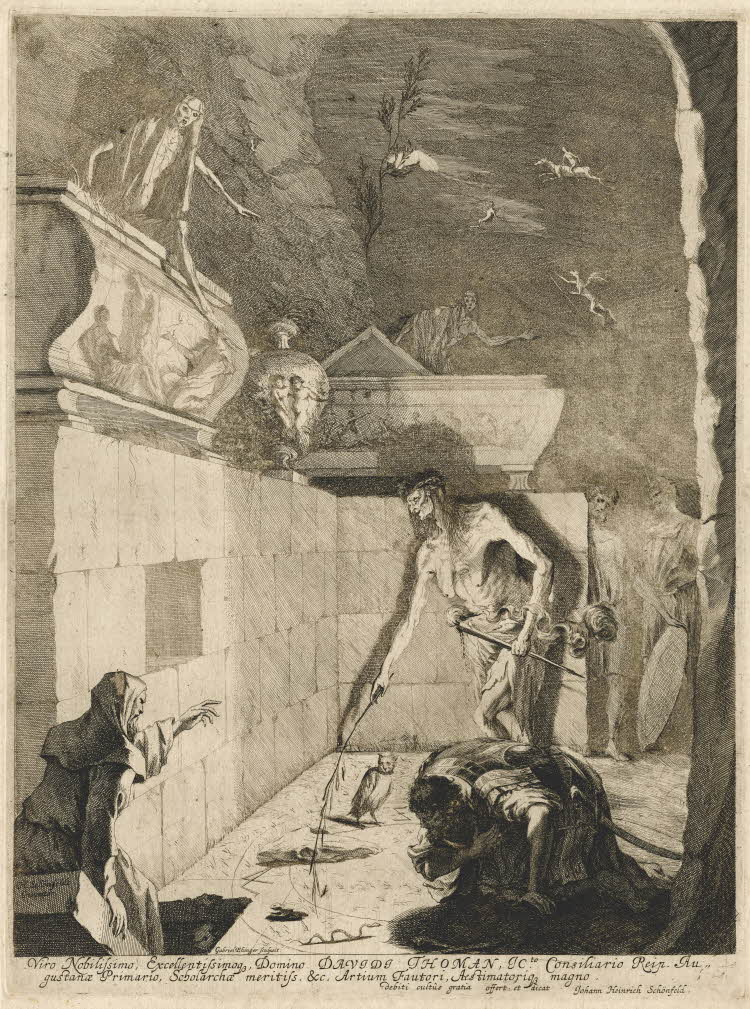 750x1009 British Museum - Saul And The Witch Of Endor Painting