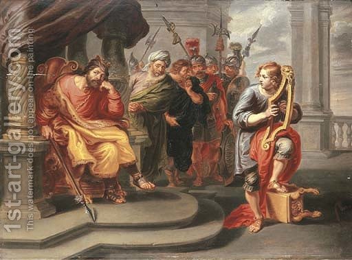 512x379 David Before Saul Willem Van, The Elder Herp Reproduction 1st - Saul Painting
