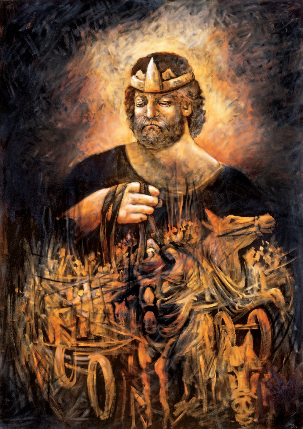 992x1406 Filethekingsaul.jpg - Saul Painting