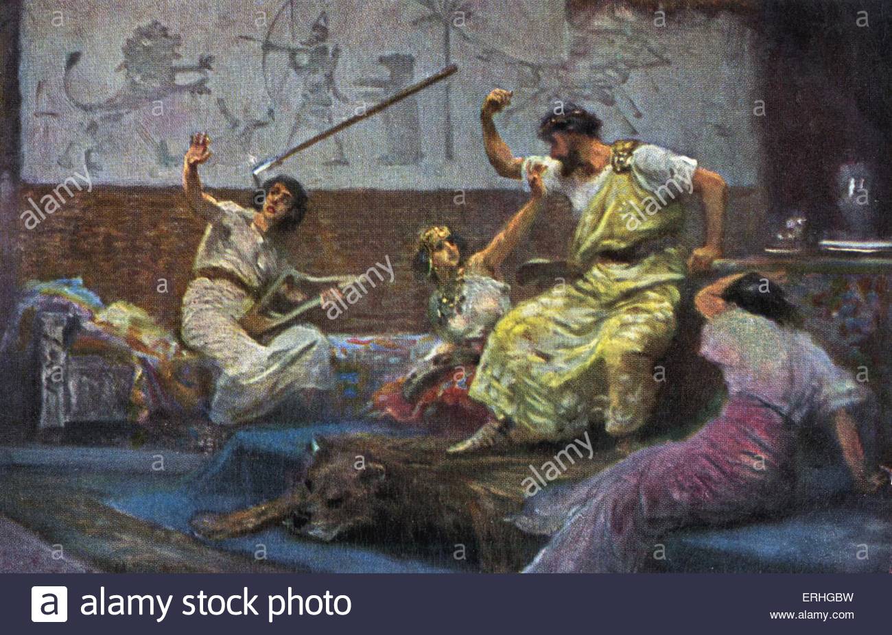 1300x926 King Saul And David - Saul Painting