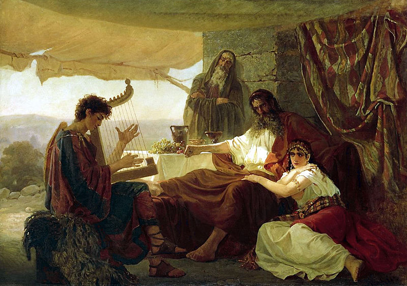 800x563 Paintings Of Saul And David As Romance Novel Covers - Saul Painting