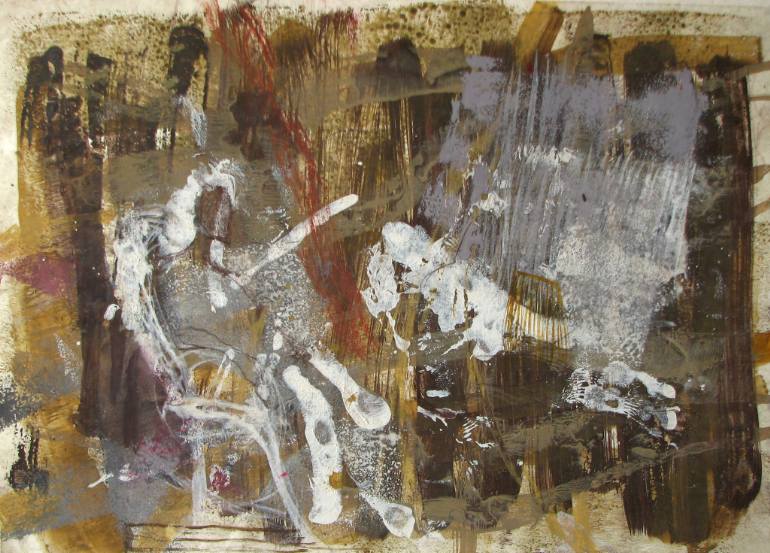770x553 Saatchi Art David And Saul Painting By Mira Jagiello - Saul Painting