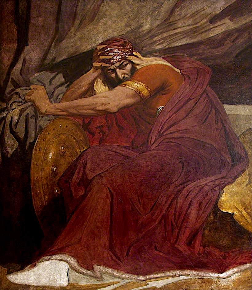 820x944 The Remorse Of Saul Painting Christopher Williams Oil Paintings - Saul Painting