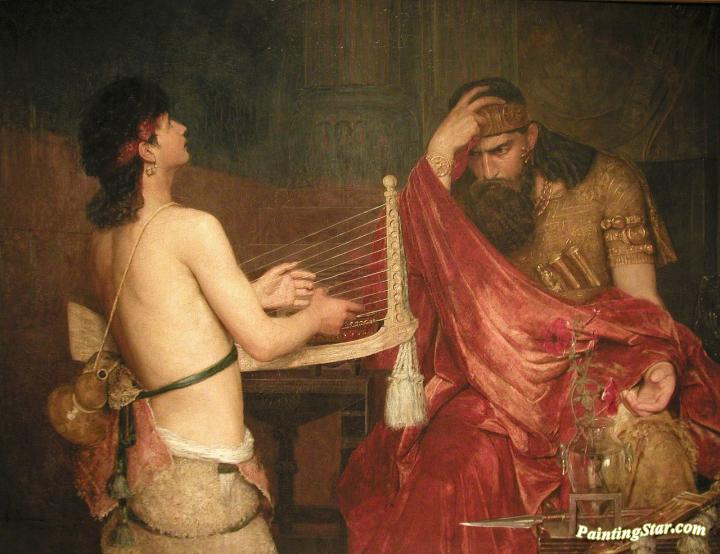 720x554 David And Saul Artwork By Ernst Josephson Oil Painting Amp Art - Saul Painting