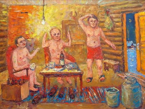 500x377 Beauty Will Save, Viola, Beauty In Everything - Sauna Painting