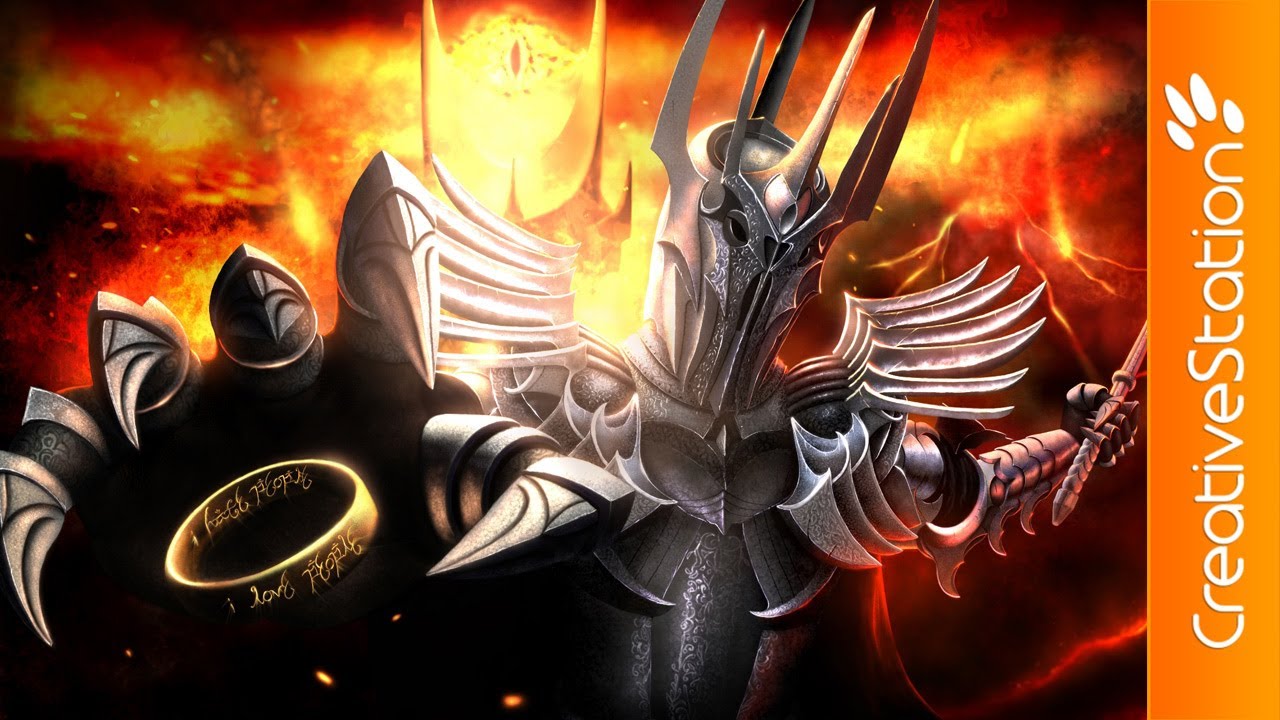 1280x720 Sauron (The Lord Of The Rings) - Sauron Painting