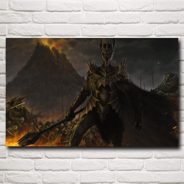 640x640 Sauron The Lord Of The Rings Movie Art Silk Poster Print Home Wall - Sauron Painting