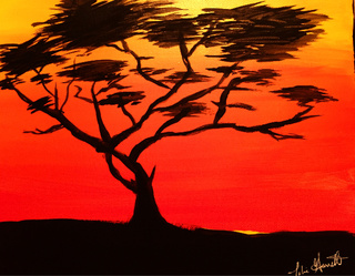 320x249 I Titled This Painting Savannah - Savannah Painting