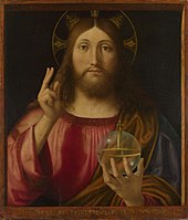 170x199 Salvator Mundi (Leonardo) - Savior Of The World Painting