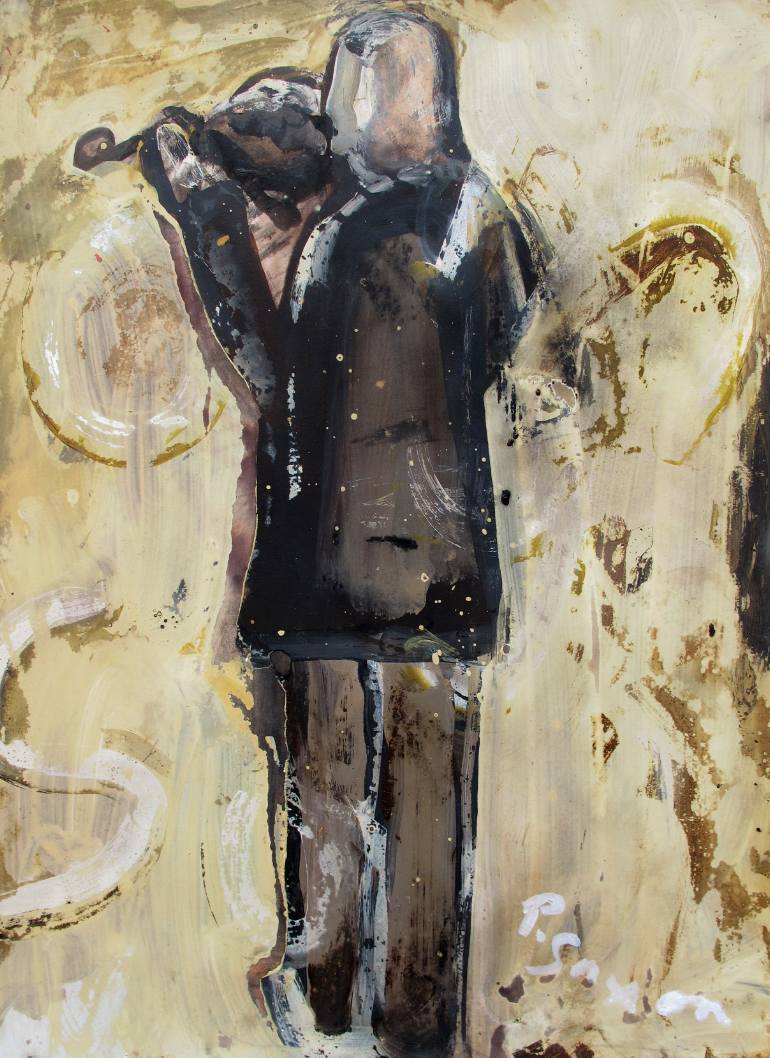 770x1058 Saatchi Art The Violinst Painting By Phil Saxon - Saxon Painting