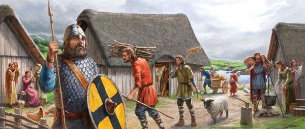 600x255 Saxon Village - Saxon Painting