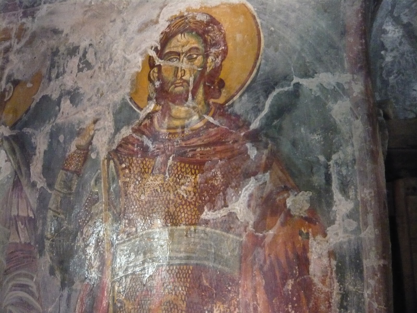 1600x1200 Scribbling In The Margins Eleventh Century Wall Painting - Saxon Painting