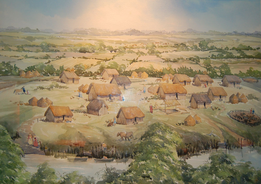 1000x705 St Edmundsbury Local History - Saxon Painting