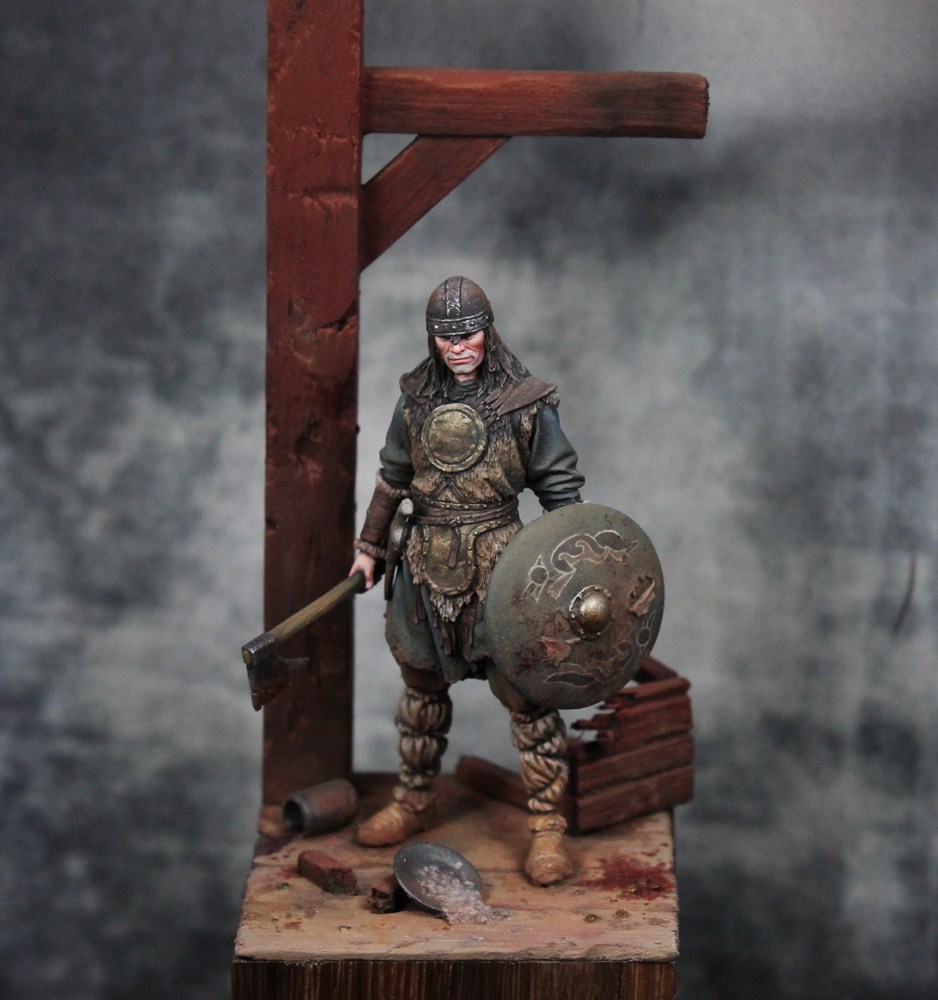 938x1000 Step By Step Painting Of A 54mm Saxon Warrior - Saxon Painting