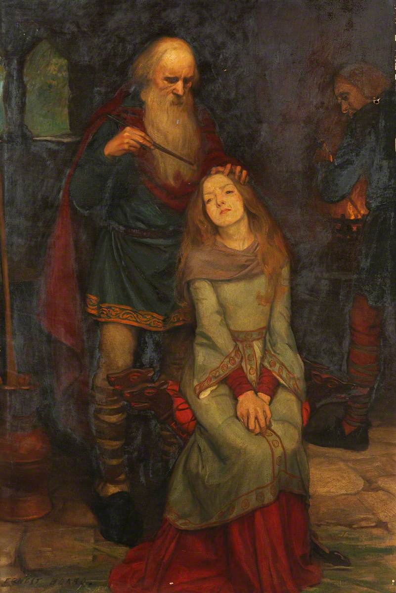 801x1200 Anglo Saxon Surgery Art Uk - Saxon Painting