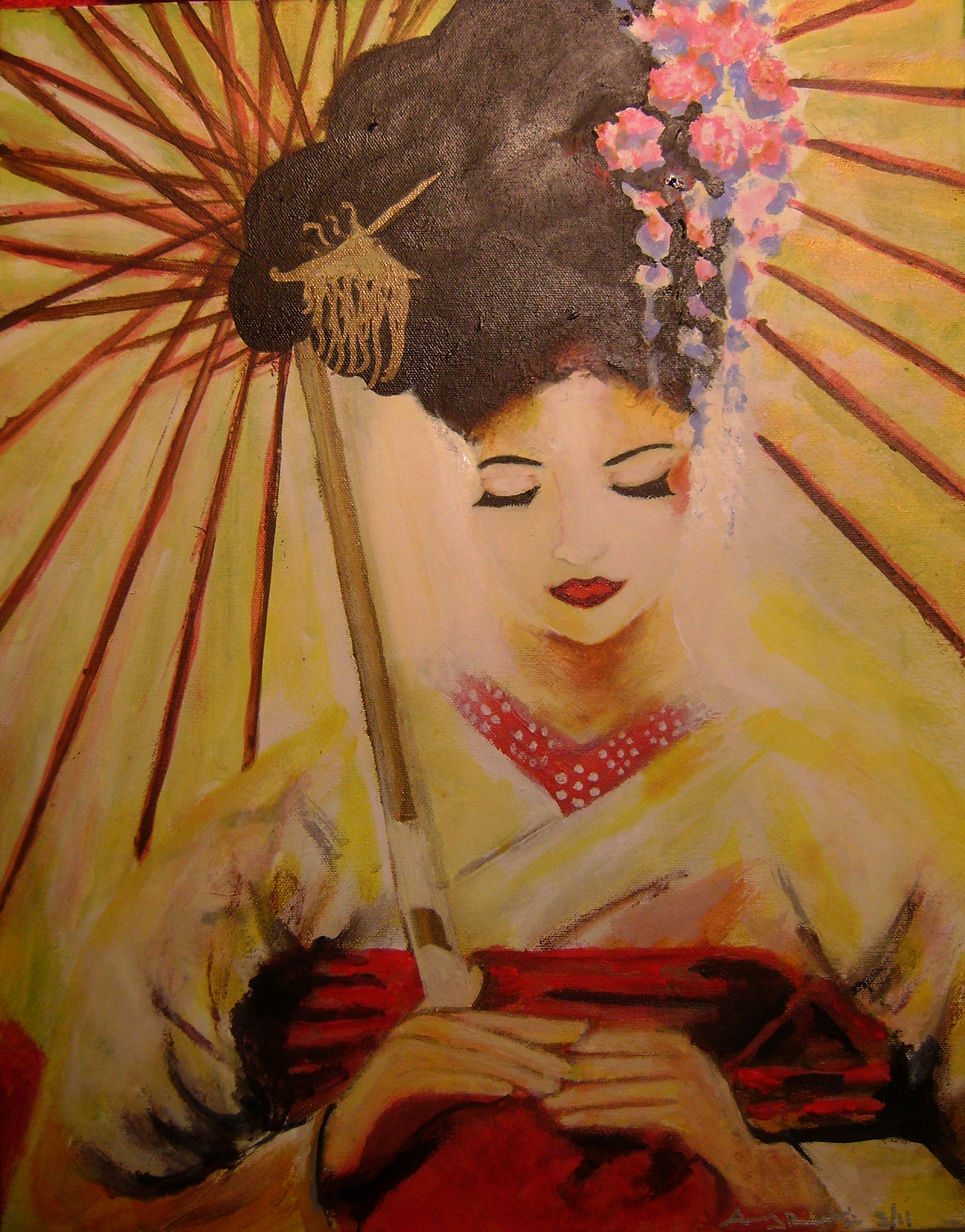 2048x2613 Sayuri - Sayuri Painting