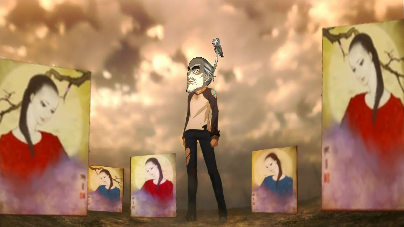 1366x768 V - Sayuri Painting