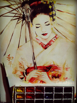 320x427 Liked Drawings By Pongi - Sayuri Painting