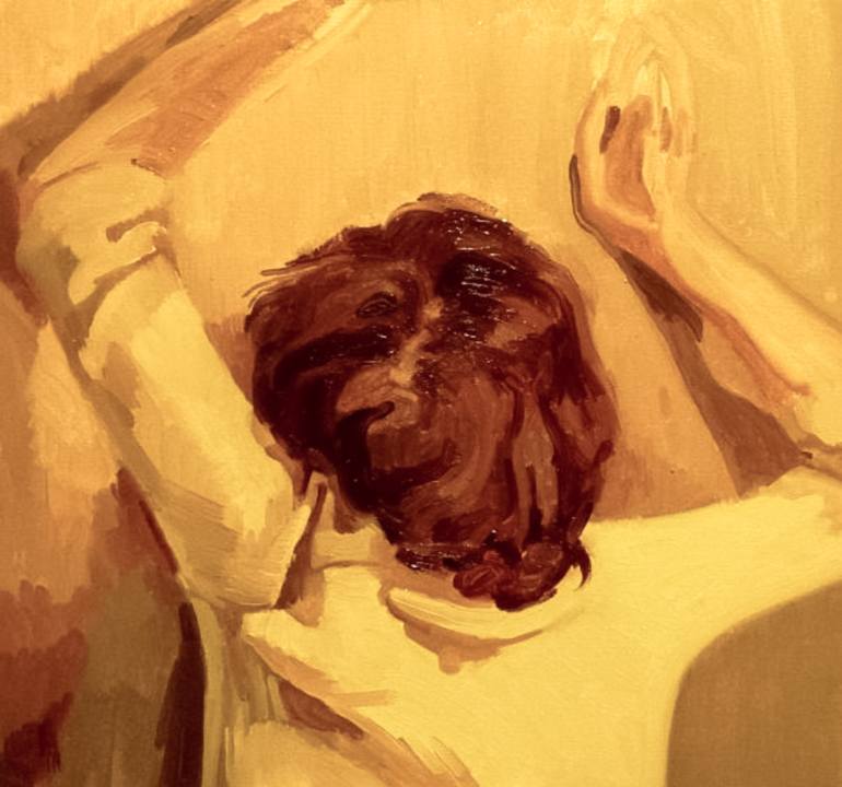 770x720 Saatchi Art Scalp Painting By Florencia Guerberof - Scalp Painting