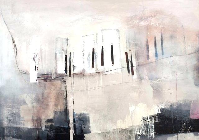 640x450 Scandinavian Painting Piano Large Modern Artwork Contemporary - Scandinavian Painting