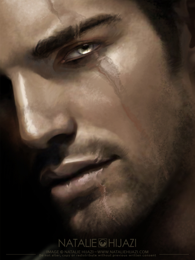 638x850 Scar Face By Nataliehijazi - Scar Painting