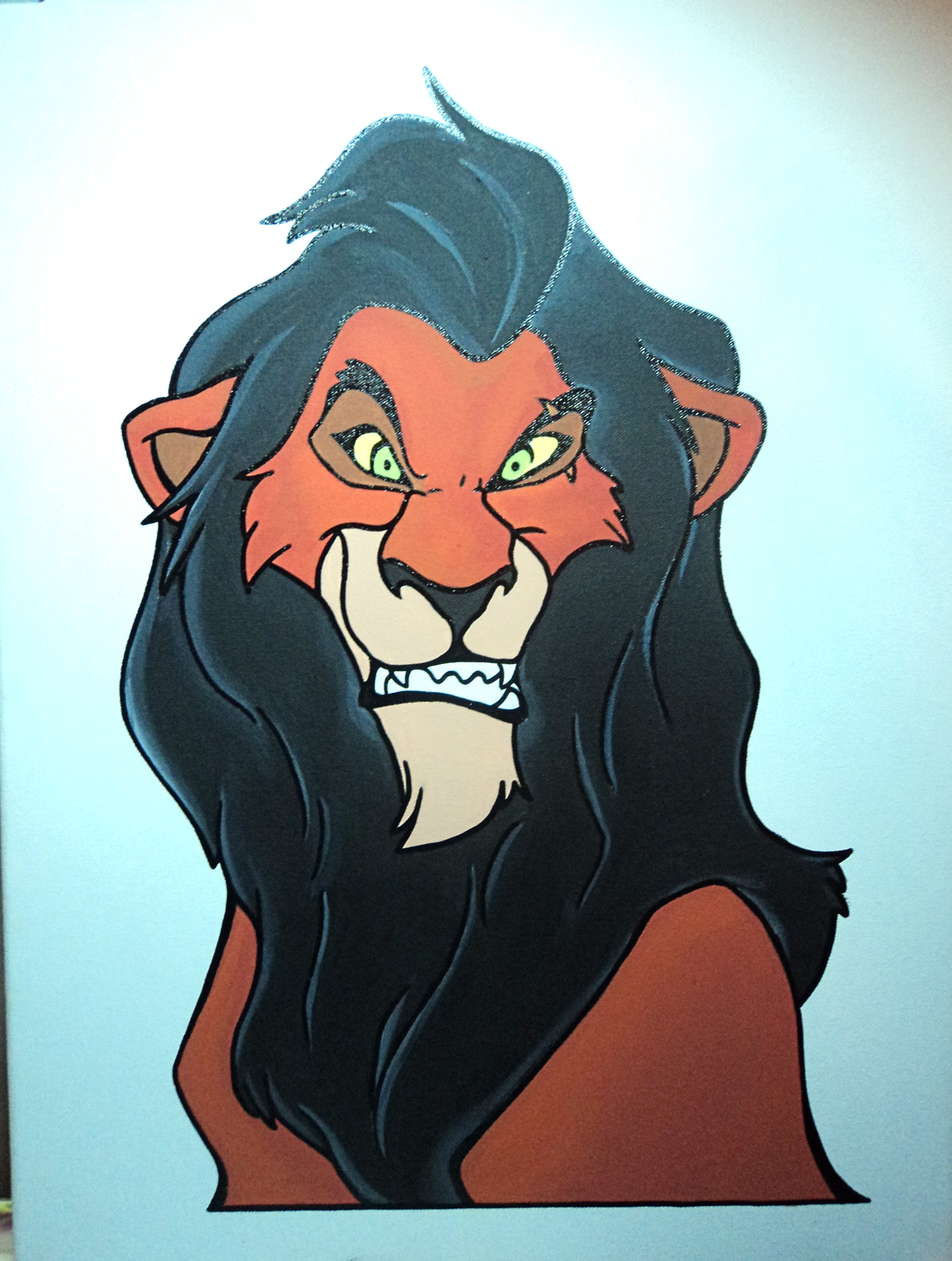 2710x3589 Scar Painting Teddy Lewis Artwork - Scar Painting