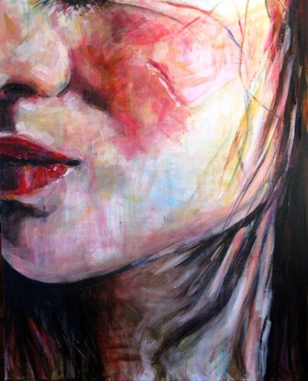 444x550 Painting - Scar Painting