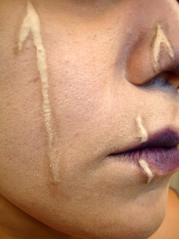 600x800 Gallery How To Paint Scars, - Scar Painting