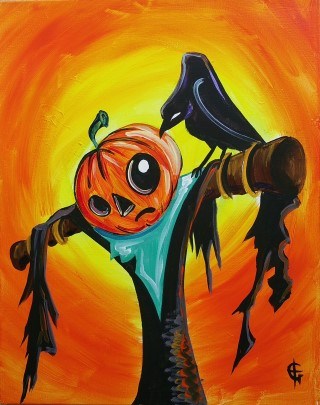 320x405 Scarecrow My Paint Party - Scarecrow Painting