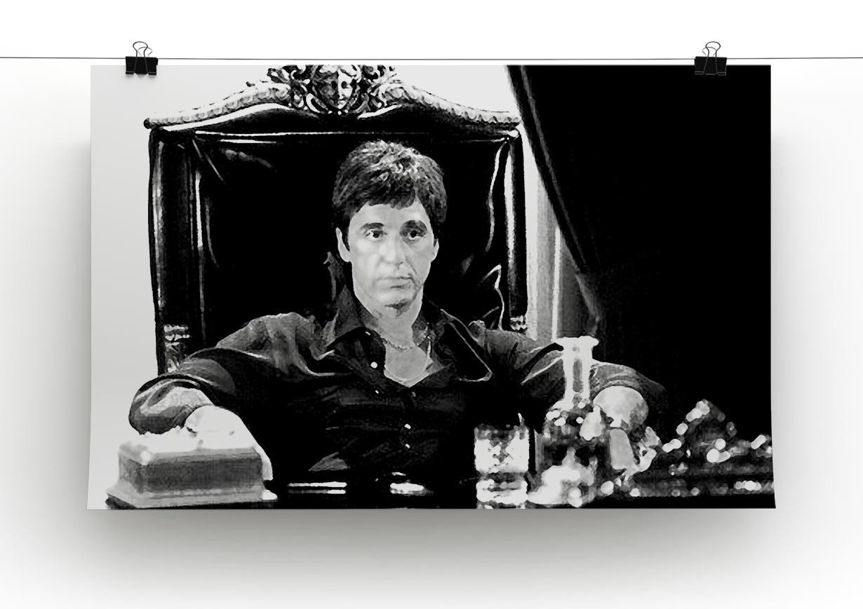 1230x869 Scarface Canvas Print Amp Poster Canvas Art Rocks - Scarface Canvas Painting