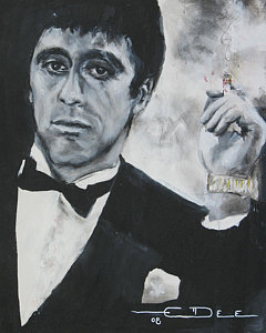 240x300 Scarface Paintings Fine Art America - Scarface Painting