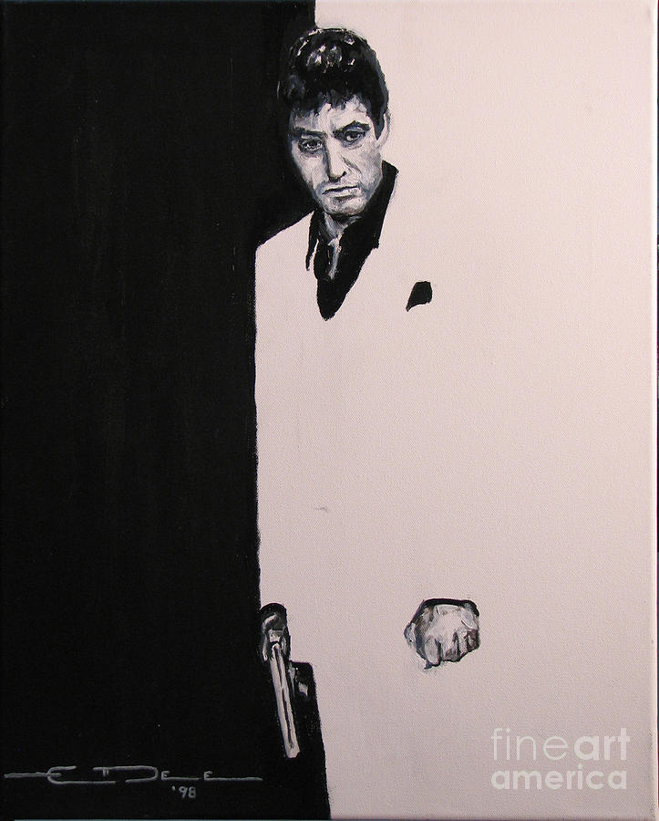 723x900 Tony Montana - Scarface Painting