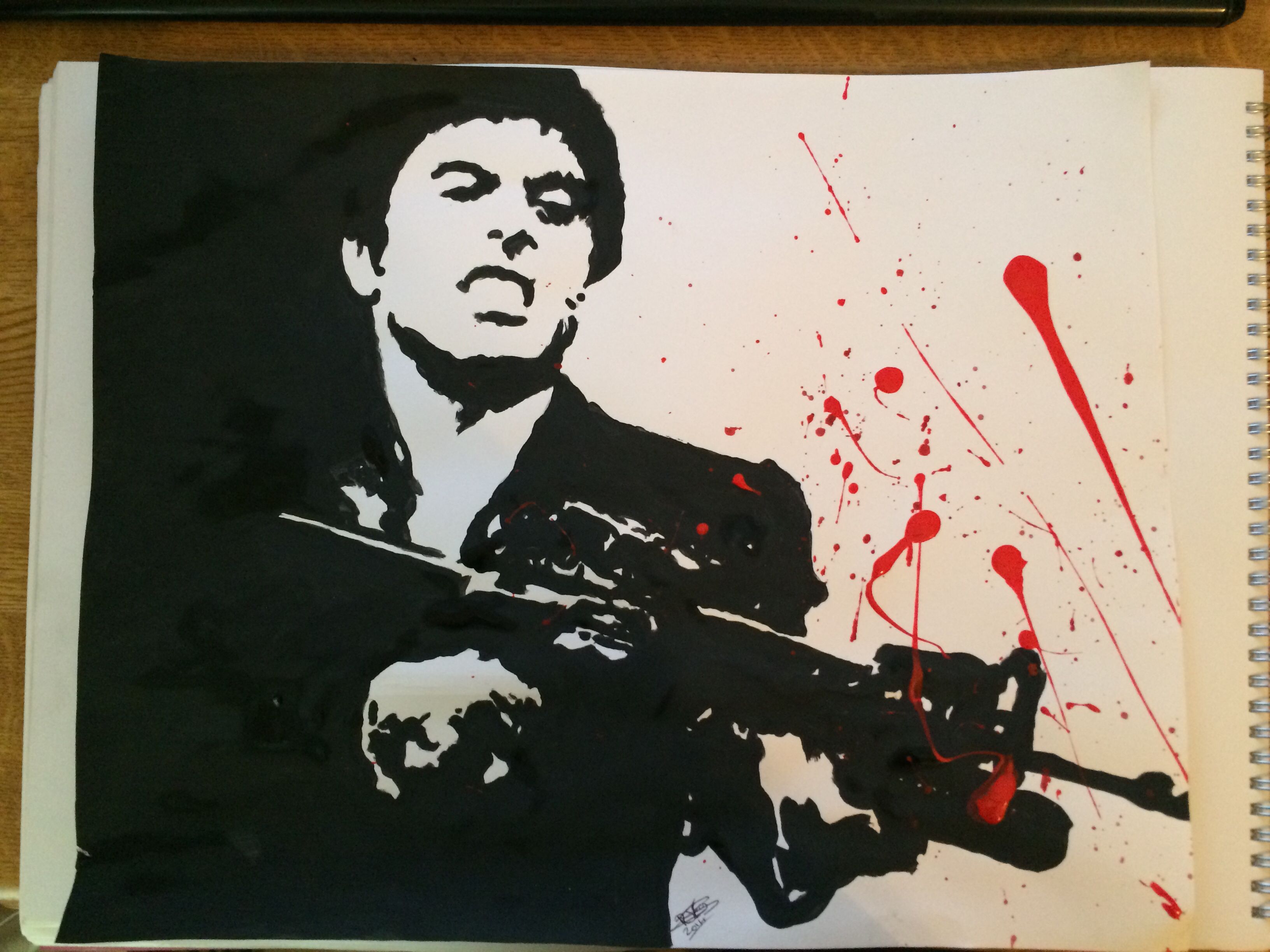 3264x2448 My Scarface Painting Gangster - Scarface Painting