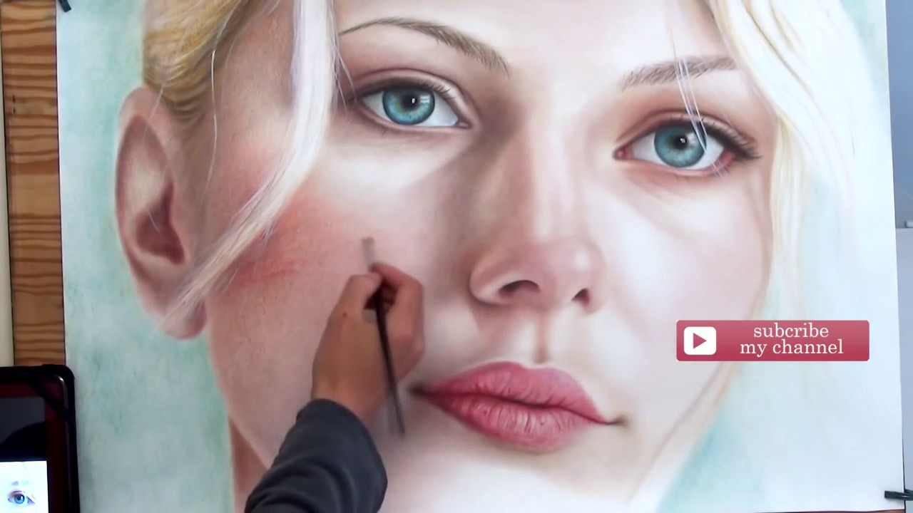 1280x720 Scarlett Johansson - Scarlett Johansson Painting