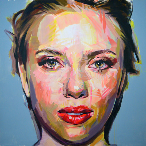 508x508 Scarlett Johansson By Lozano, 2017 Painting Artsper - Scarlett Johansson Painting