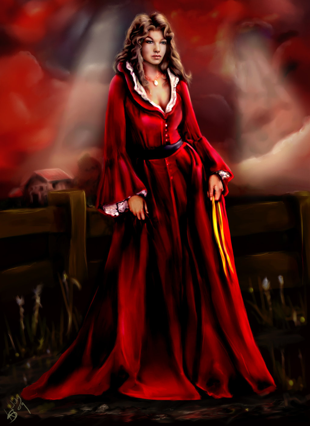 1024x1410 Scarlett O Hara By Seamanarts Artwork - Scarlett O Hara Painting