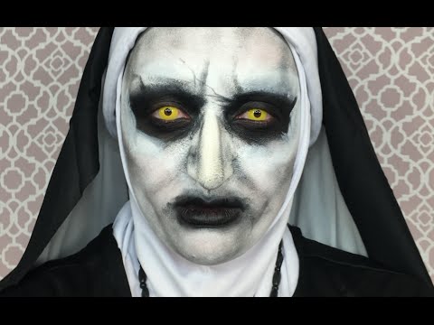 480x360 The Conjuring 2 Valak Makeup Tutorial! - Scary Nun Painting