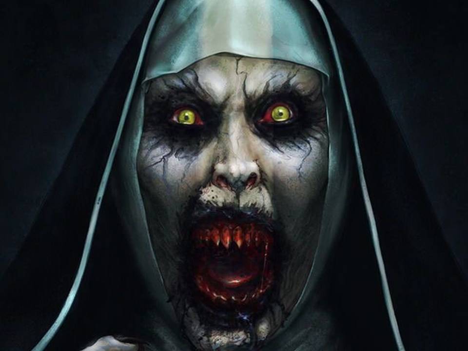 960x720 More Casting News For Spinoff Horror Freak - Scary Nun Painting.
