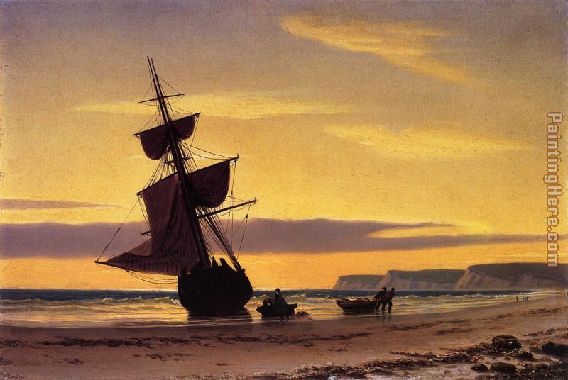 800x536 William Bradford Coastal Scene Painting Anysize 50% Off - Scene Painting