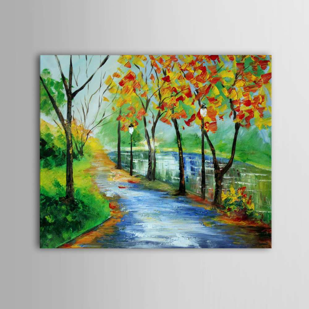 1000x1000 Buy Canvas Art Best Of Buy Handpainted Landscape Scenery Acrylic - Scenery Painting On Canvas