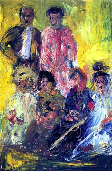 392x600 Group Portrait With 1908 - Sch Painting