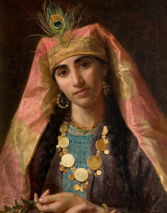 706x900 Scheherazade Painting By Sophie Gengembre Anderson - Scheherazade Painting
