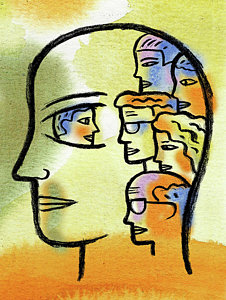 226x300 Schizophrenia Paintings Fine Art America - Schizophrenia Painting