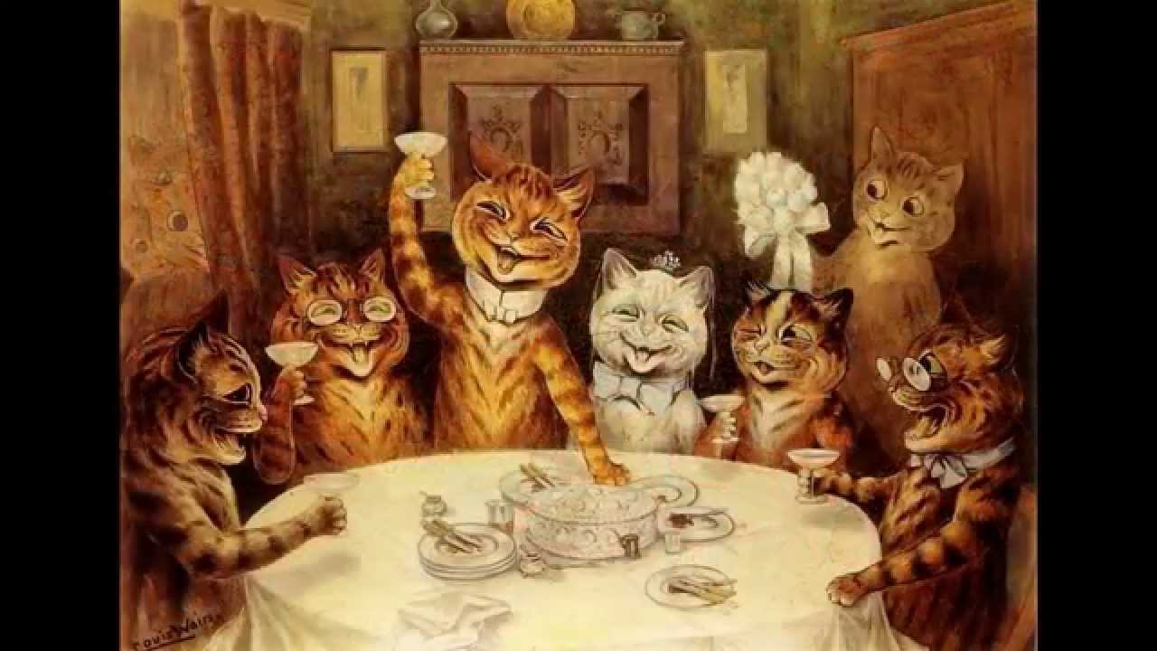1280x720 Louis Wain - Schizophrenia Painting