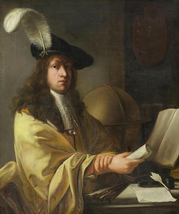 756x900 Portrait Of A Young Scholar Painting By Motionage Designs - Scholar Painting