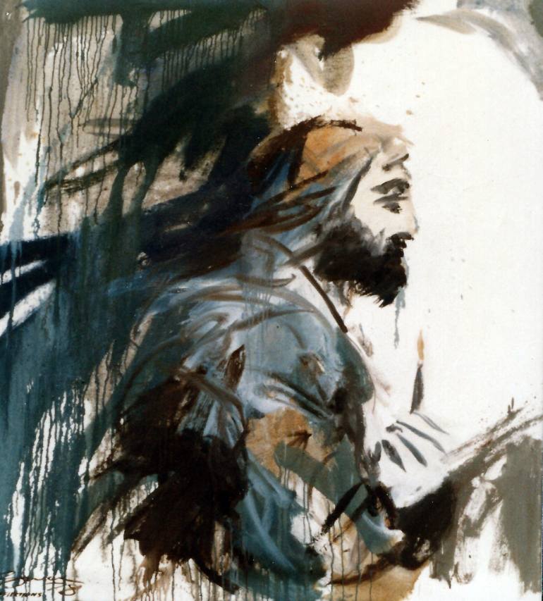 770x853 Saatchi Art The Enlightened Scholar Painting By Charles Randolph - Scholar Painting