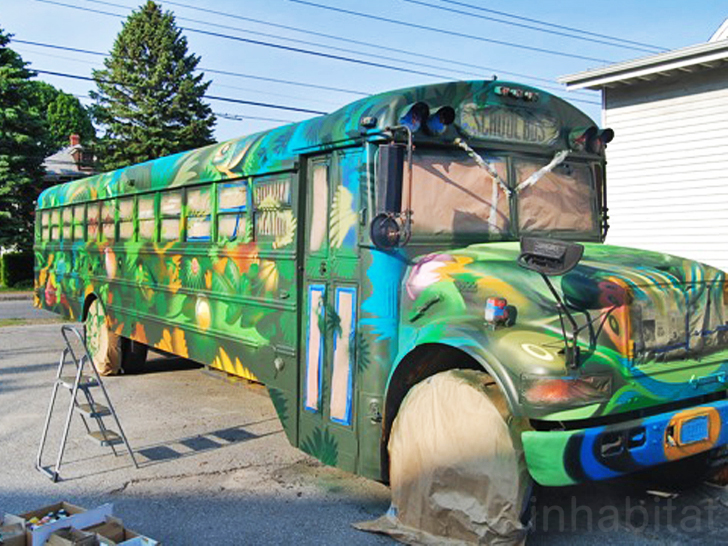 728x546 Mobile Art Breakwater Middle Schoolers Team Up With Tim Clorius - School Bus Painting